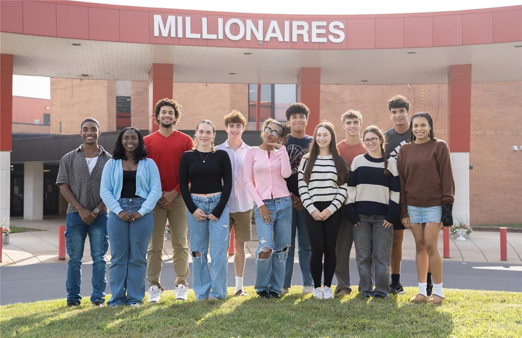 A group photo of this year's Homecoming Court.