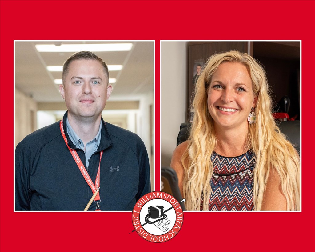 A side-by-side photo grid of Kyle Huff and Angela Rhone.