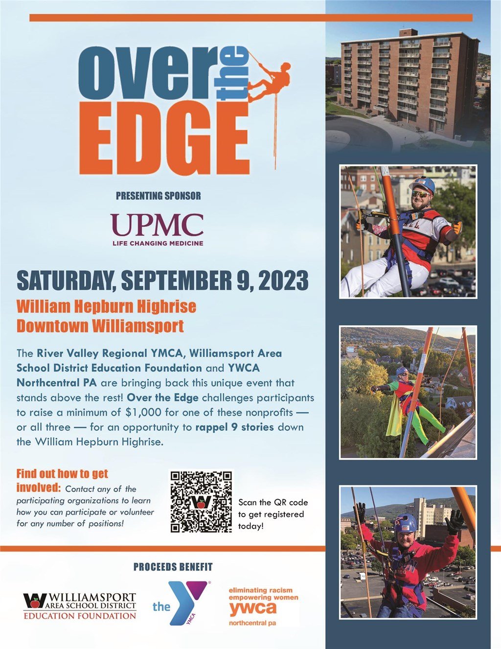 2023 Over the Edge Promotional Flyer