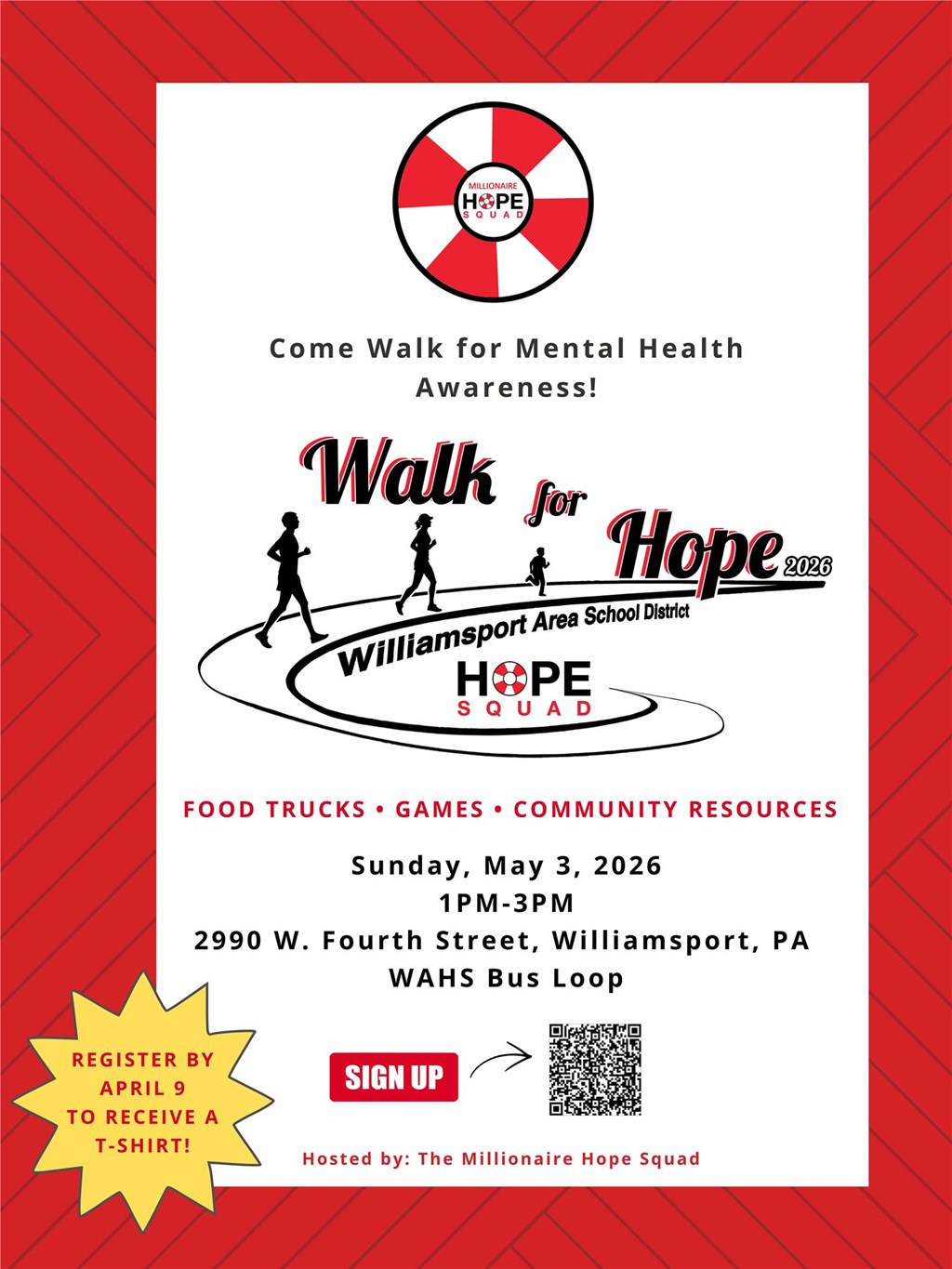 2026 Walk for Hope Flyer