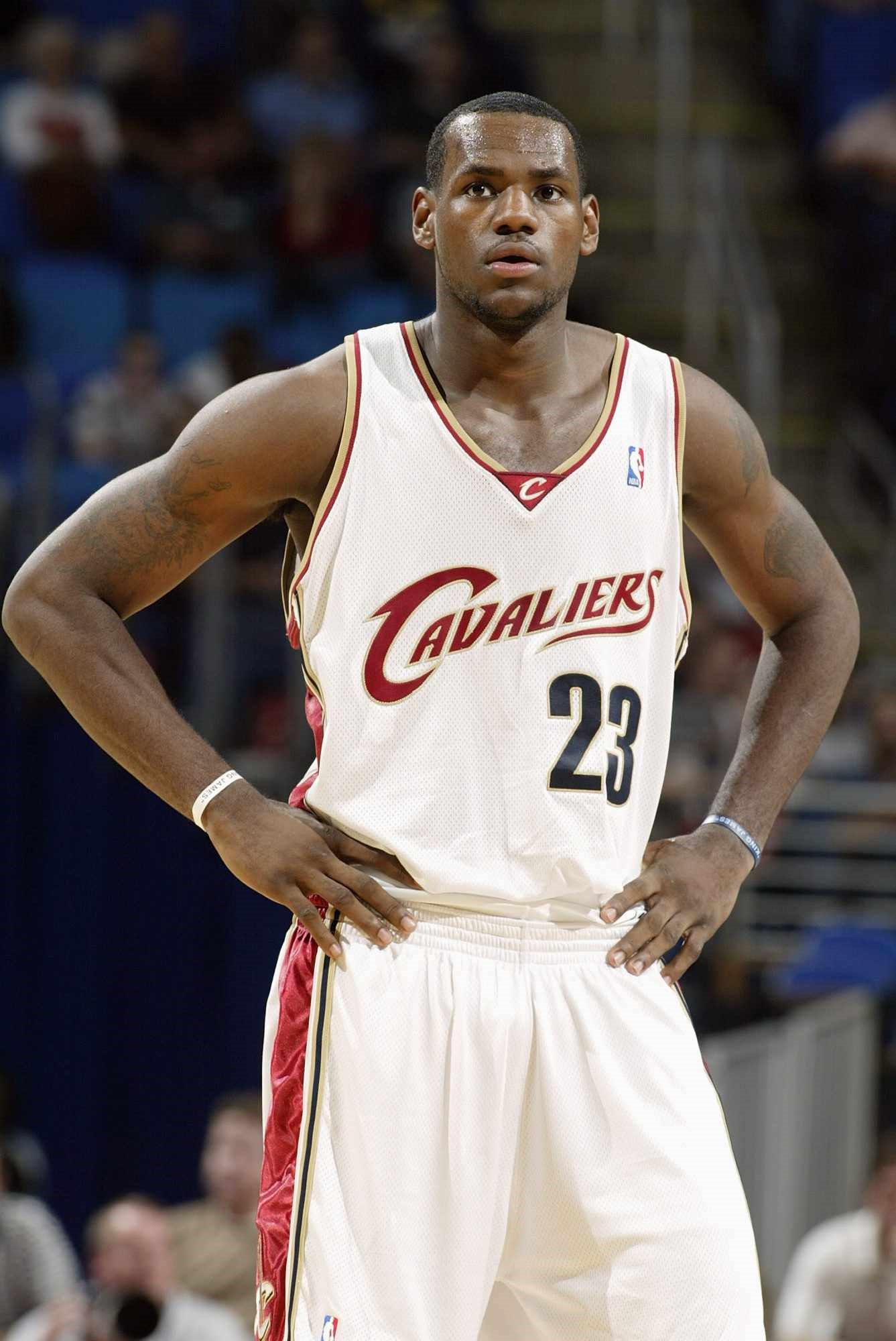 Lebron on the Cavs.