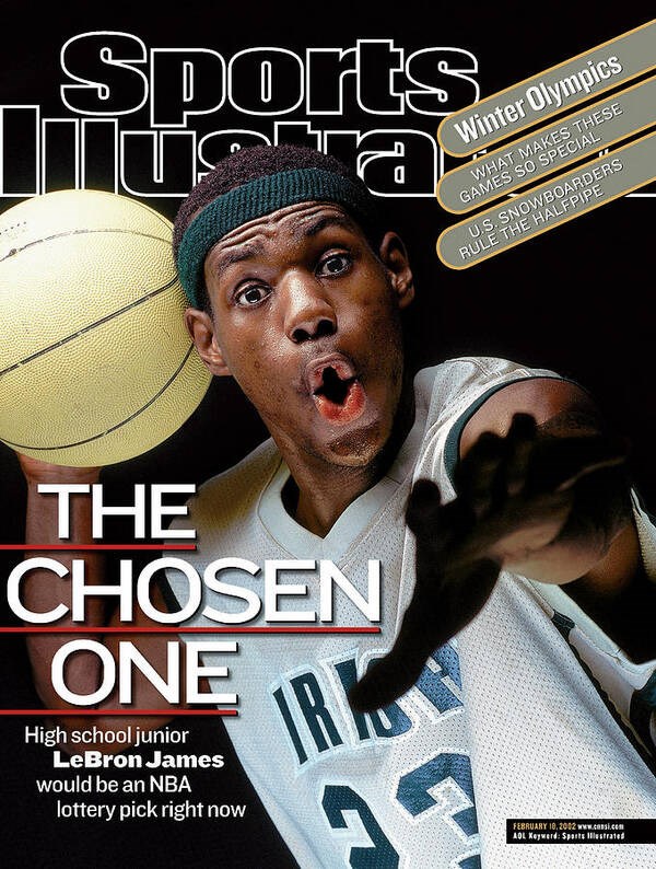 Lebron James on the Sports Illustrated Magazine.